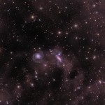 غبار ومجموعة NGC 7771