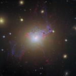إعادة ادماج من هابل: المجرة النشطة NGC 1275
