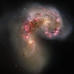 تصادم مجرات الهوائيات