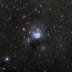 الشموس الفتية في NGC 7129
