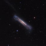 مجرة NGC 3628 بمنظور جانبي