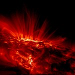 حلقات البقع الشمسية في الأشعة فوق البنفسجية
