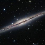 NGC 891على حواف المجرة