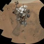 العربة كيوريوسيتي على روكنست في المريخ