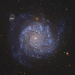 المجرة الحلزونية NGC 1309 وصديقاتها