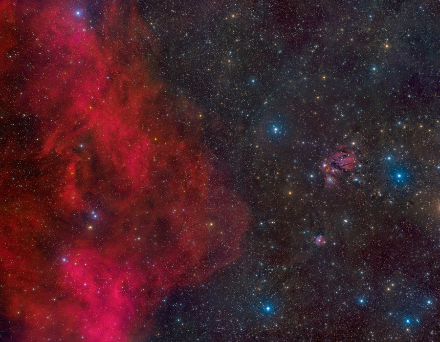 بارنارد  يحدق في السديم NGC 2170