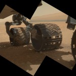 عجلات كوريوسيتي على سطح المريخ