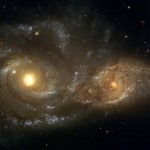 المجرات الحلزونيّة في تصادم