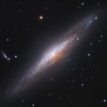 منظر جانبي للمجرة الحلزونية  NGC 2683