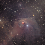 النجم T Tauri  وسديم Hind  المتغير