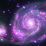M51: أشعة سينية من مجرة الدوامة.
