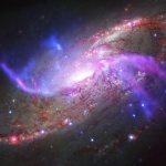 المجرة M106 عبر الطيف الكهرومغناطيسي