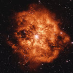 النجم وولف-رايت 124: آلة الرياح النجمية