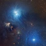 نجوم وغبار بكوكبة الإكليل الجنوبي