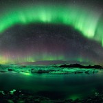 ليلية نجمية فوق أيسلندا