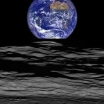 غروب الأرض من مسبار الاستطلاع القمري