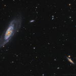 منظر لمجرة M106