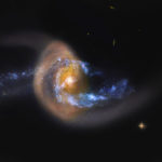 المجرة NGC 7714 بعد التصادم