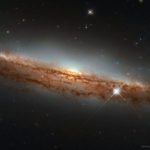مظهر شبه جانبي للمجرة الحلزونية NGC 3717