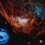 الشعاب الكونية عبر تلسكوب هابل