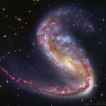 مجرة NGC 2442 ضمن كوكبة السمكة الطائرة