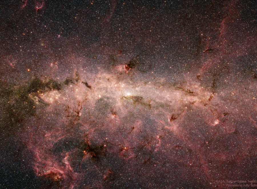 مركز المجرة بالأشعة تحت الحمراء