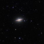 مجرة السومبريرو عبر التلسكوب هال