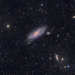 منظر لمجرة  M106